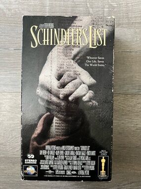 Universal Schindler's List VHS